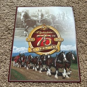 Budweiser Metal Sign